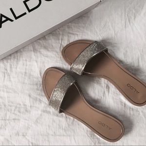 Aldo metallic sandals